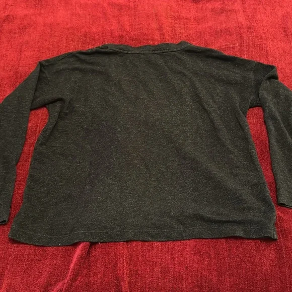 V Neck Oversized Sweatshirt - Picture 3 of 5